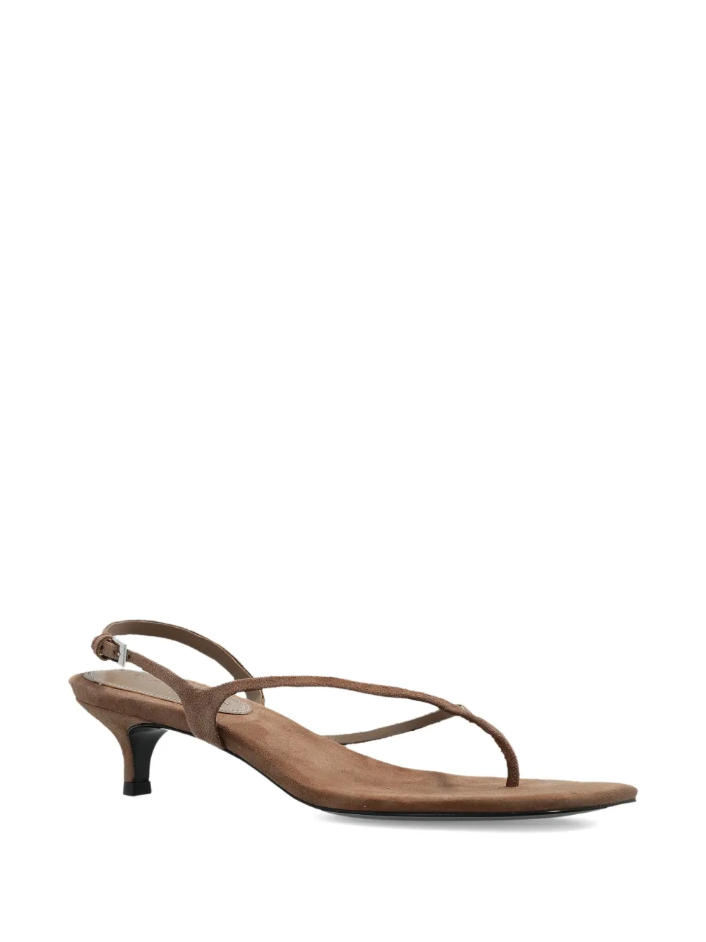  Black Suede Studio Mehak Strap-leather Sandals - Brown 