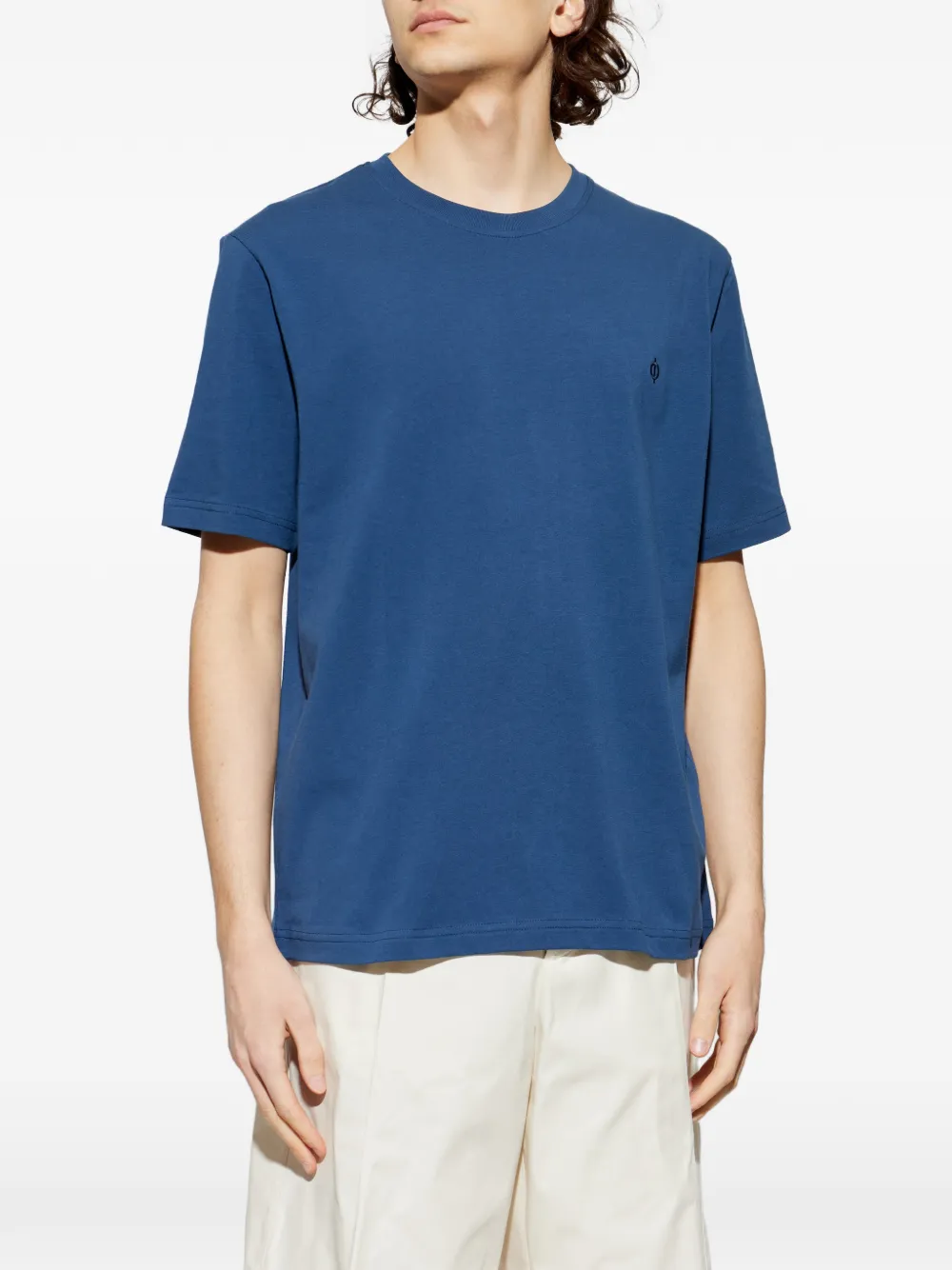 Samsoe Samsoe Camiseta Saotto Bordada - Azul 