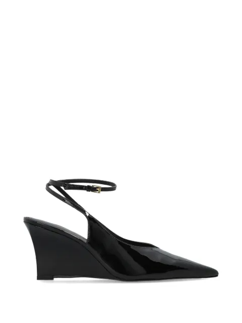 BLACK SUEDE STUDIO 70mm Eliana pumps