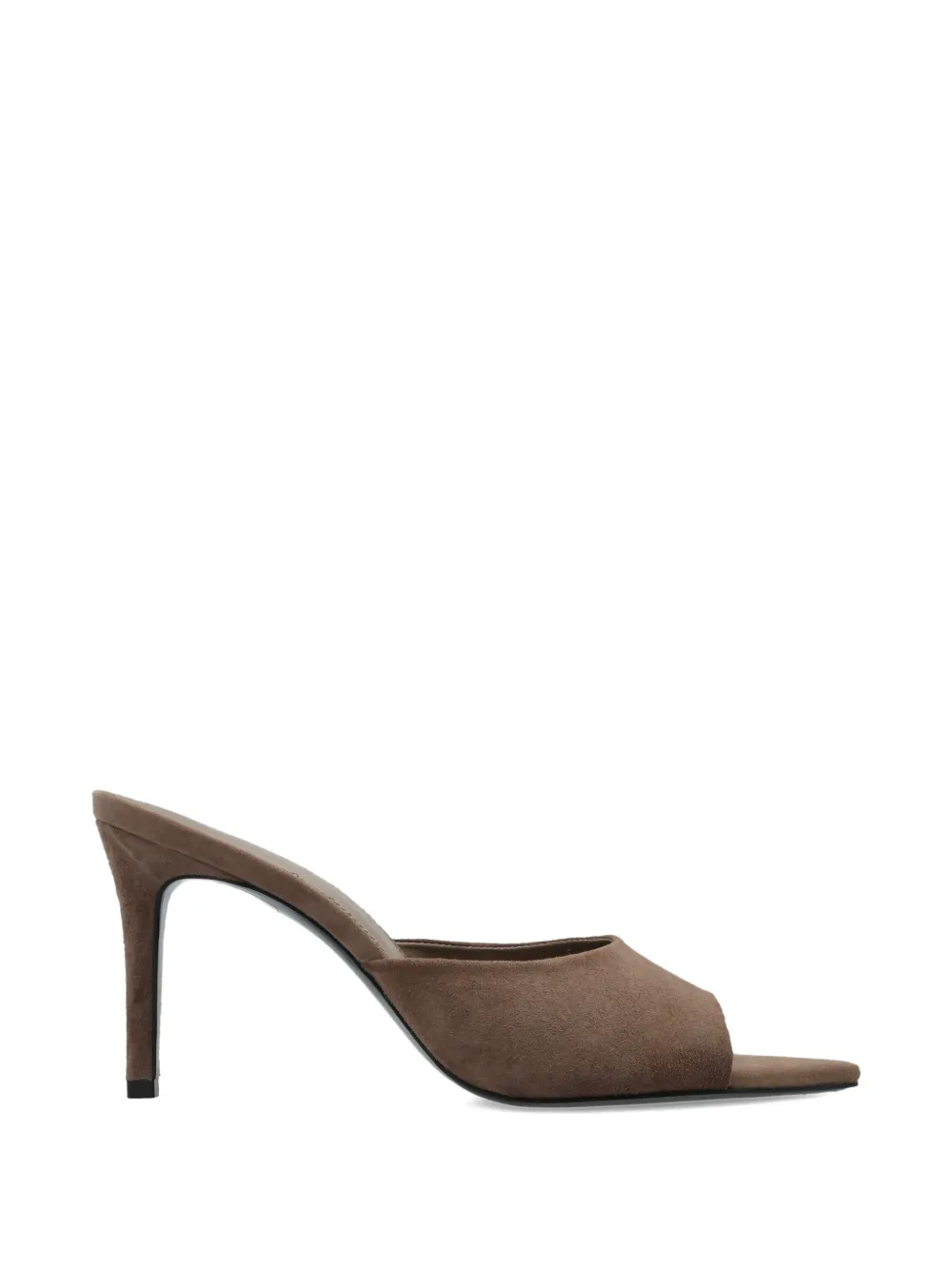 BLACK SUEDE STUDIO Belle suede heeled sandals - Marrone