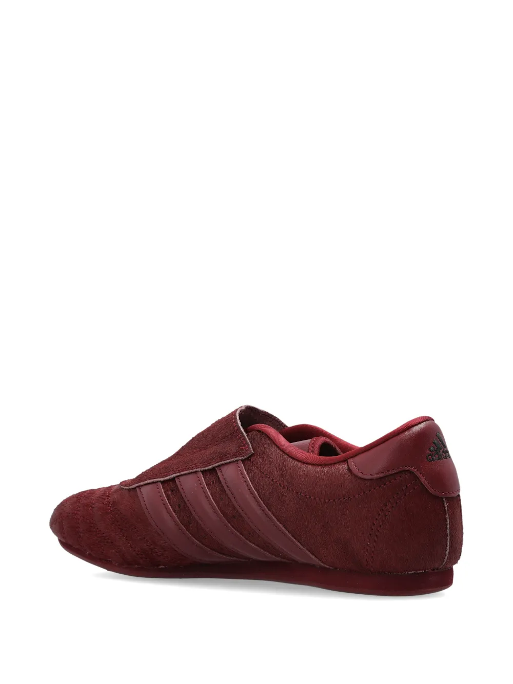 adidas Gestreepte sneakers met bont Rood