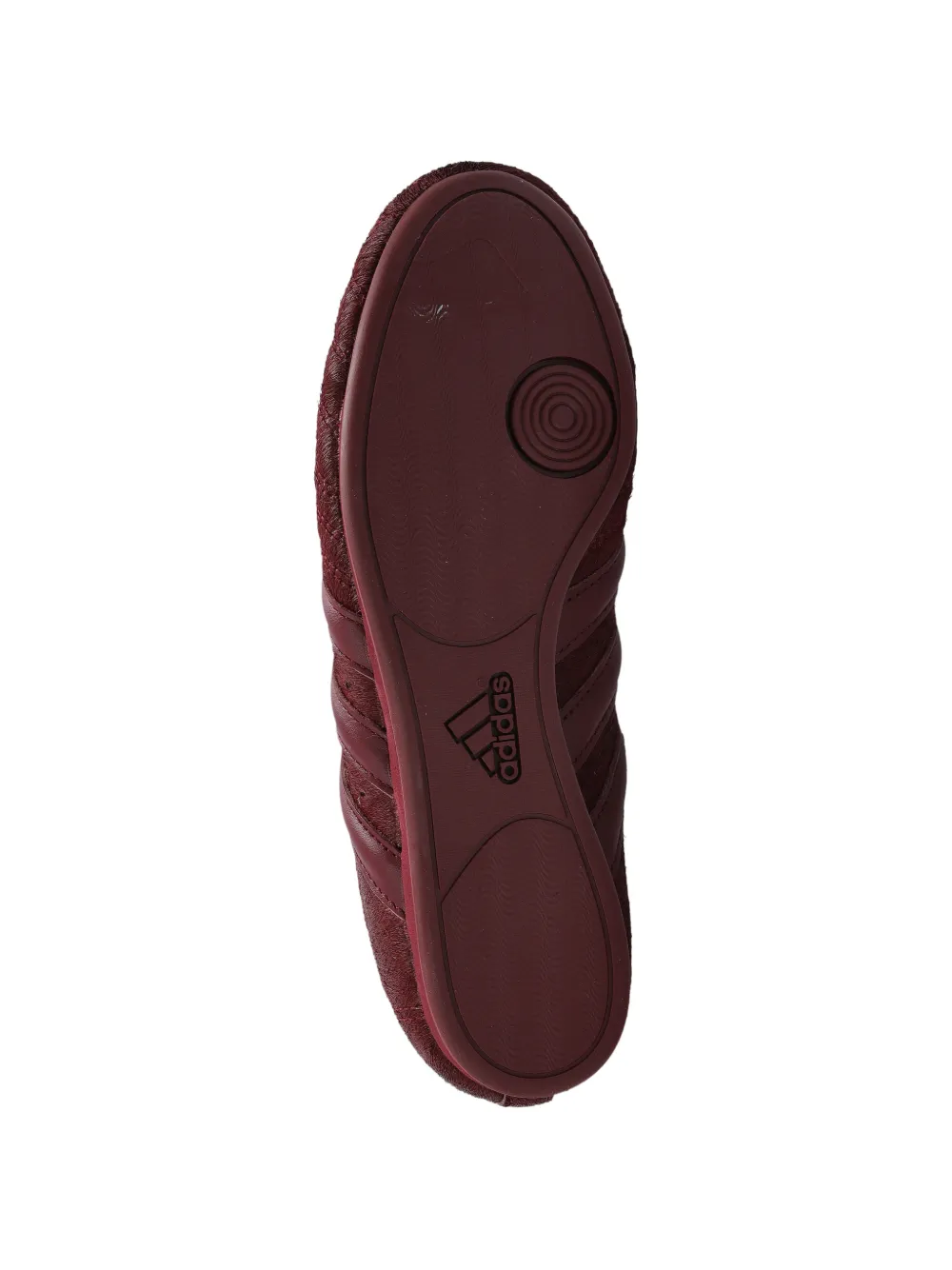 adidas Gestreepte sneakers met bont Rood