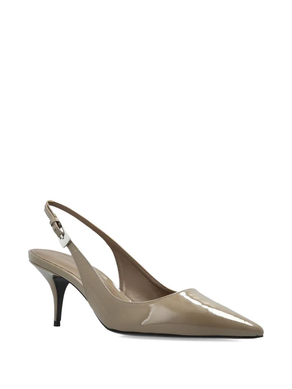 BLACK SUEDE STUDIO Branca pumps met puntige neus Beige
