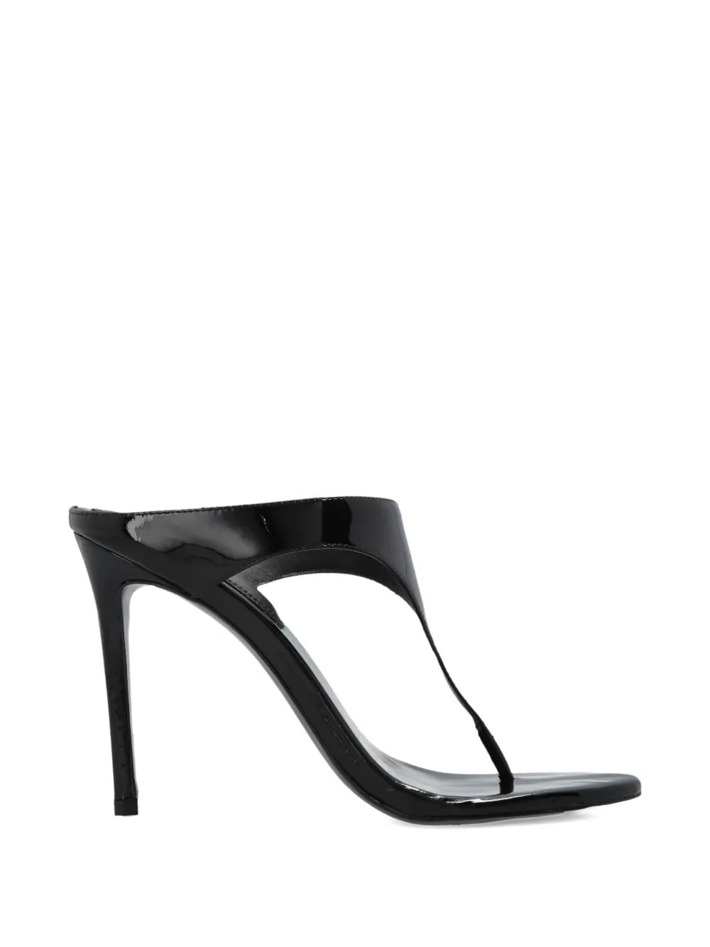 BLACK SUEDE STUDIO Laurel leather sandals - Nero