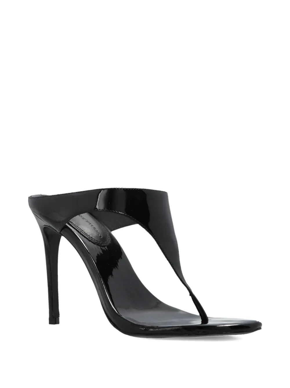  Black Suede Studio Laurel Leather Sandals 