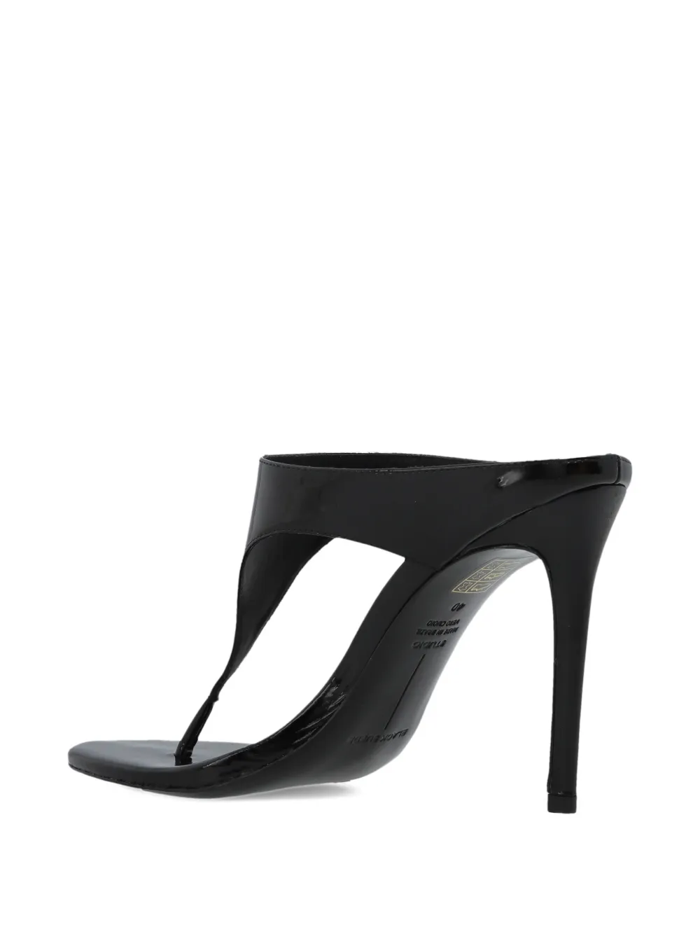  Black Suede Studio Laurel Leather Sandals 