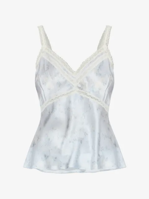 LoveShackFancy lace floral blouse