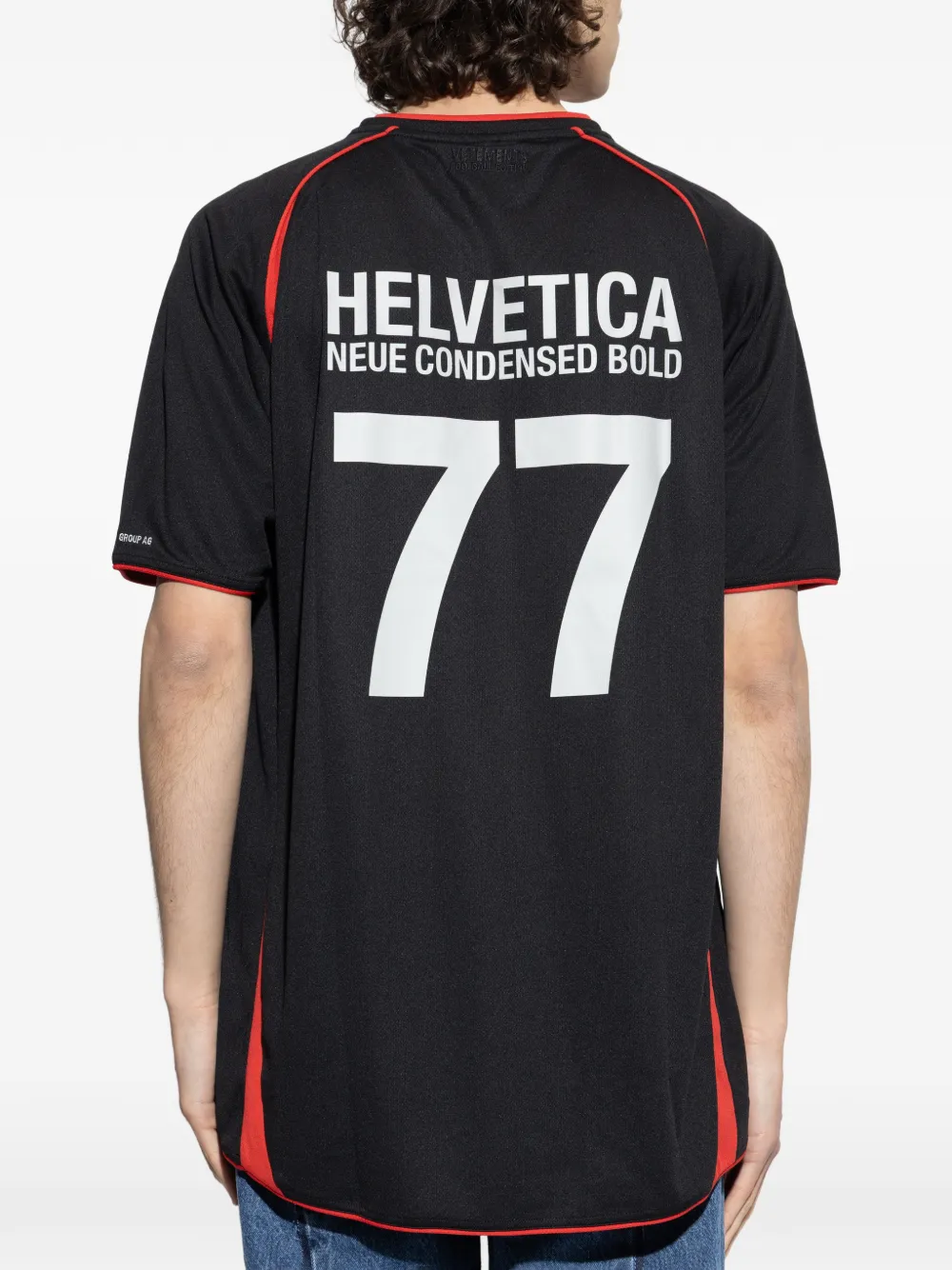 VETEMENTS T-shirt met print Zwart
