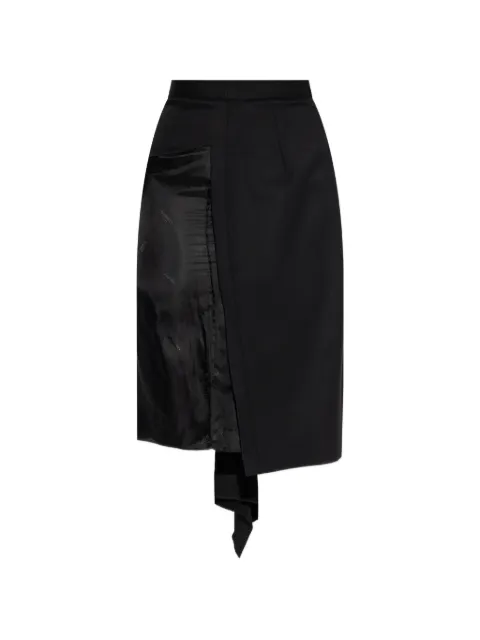 VETEMENTS asymmetric drape-panel skirt