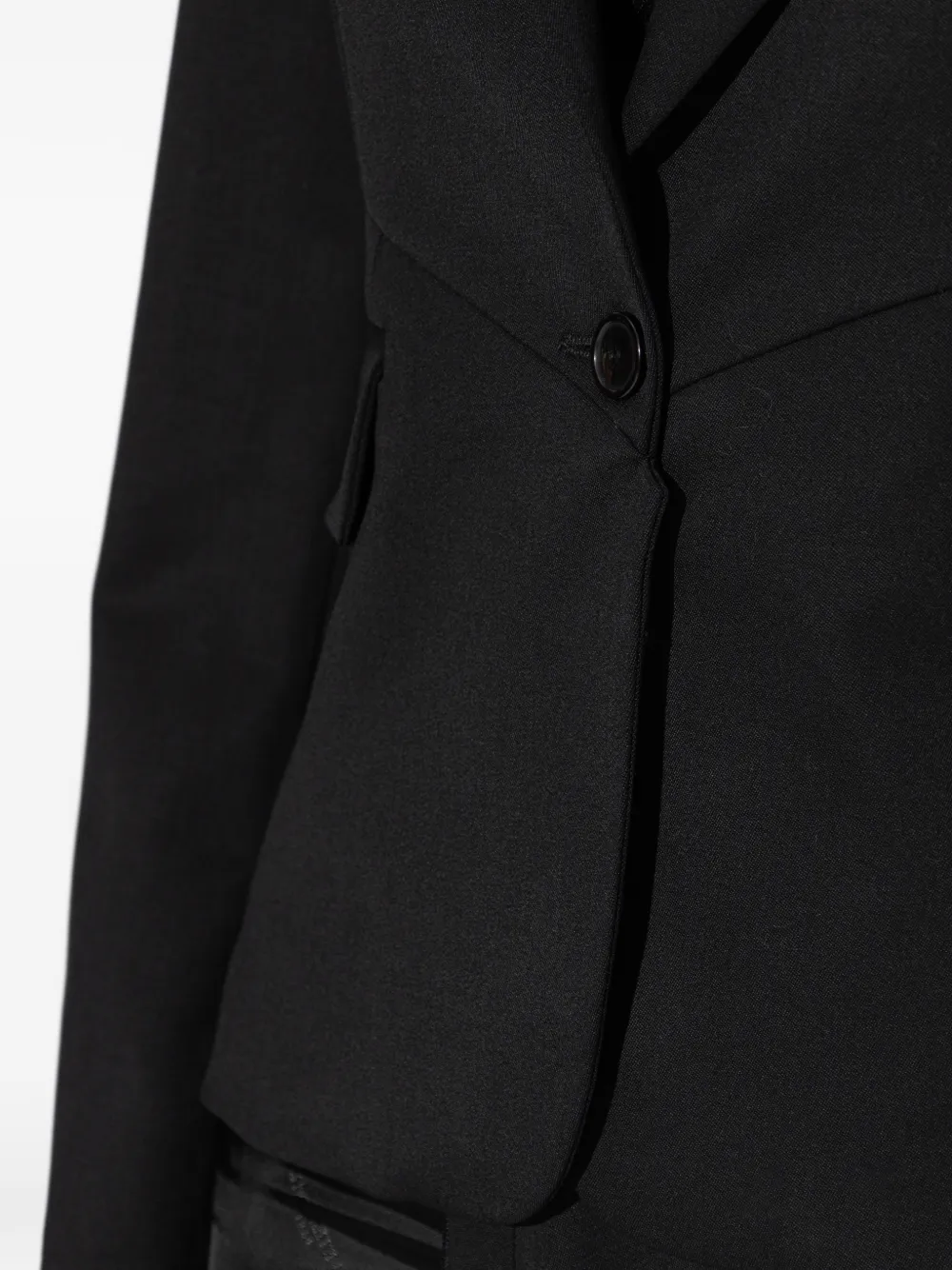 VETEMENTS Wollen blazer met knopen Zwart