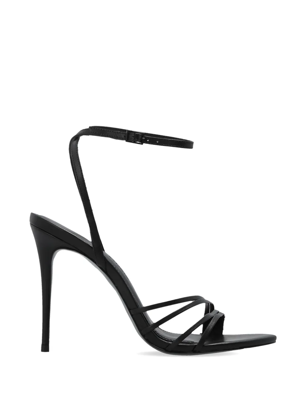BLACK SUEDE STUDIO Ella leather sandals - Nero