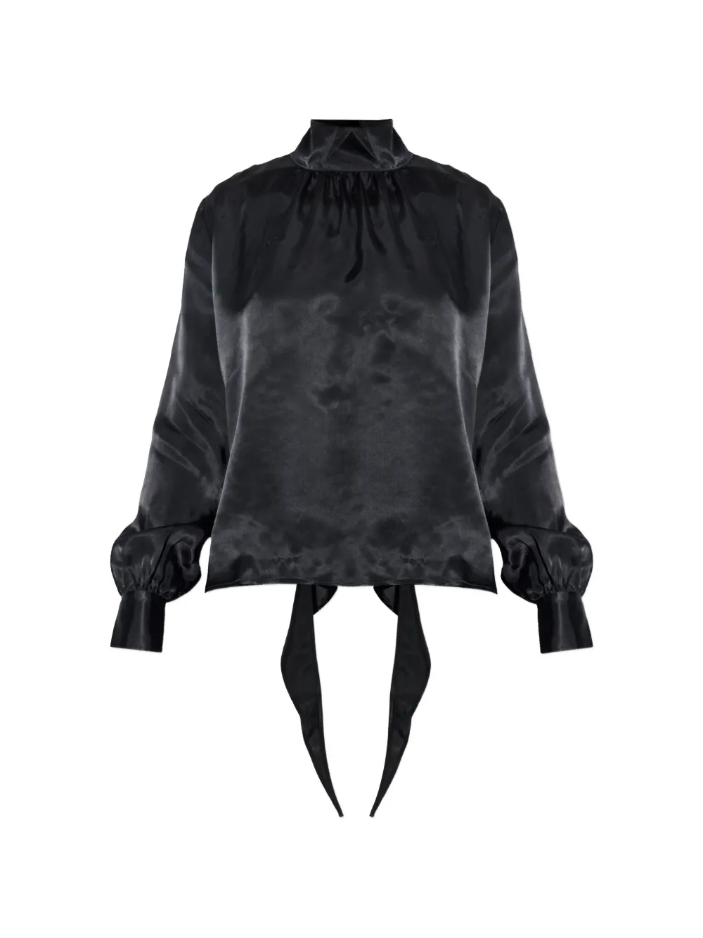 VETEMENTS open-back turtleneck top - Nero