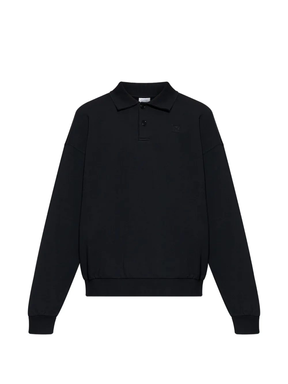 VETEMENTS Polo a maniche lunghe con bottoni - Nero