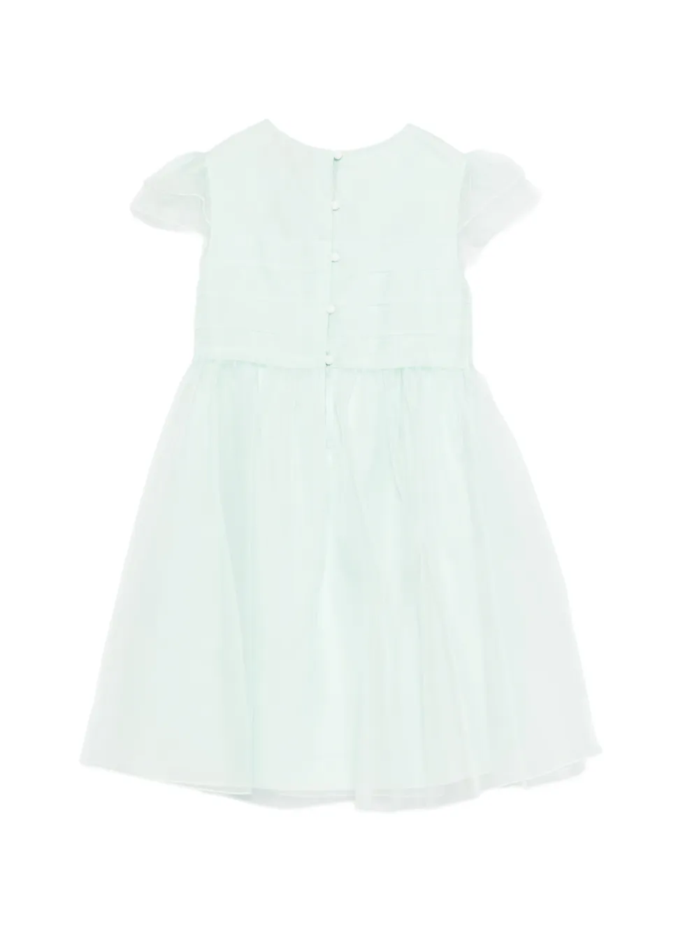 Ruffled-Sleeve Dress