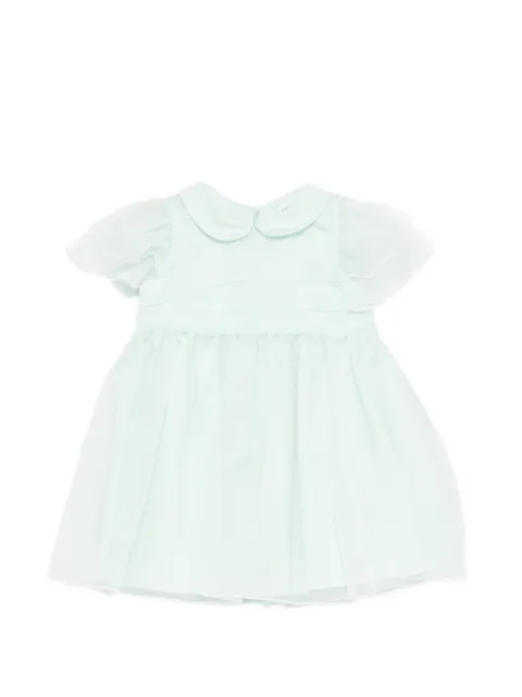 Emporio Armani Kids vestido con cuello Peter Pan