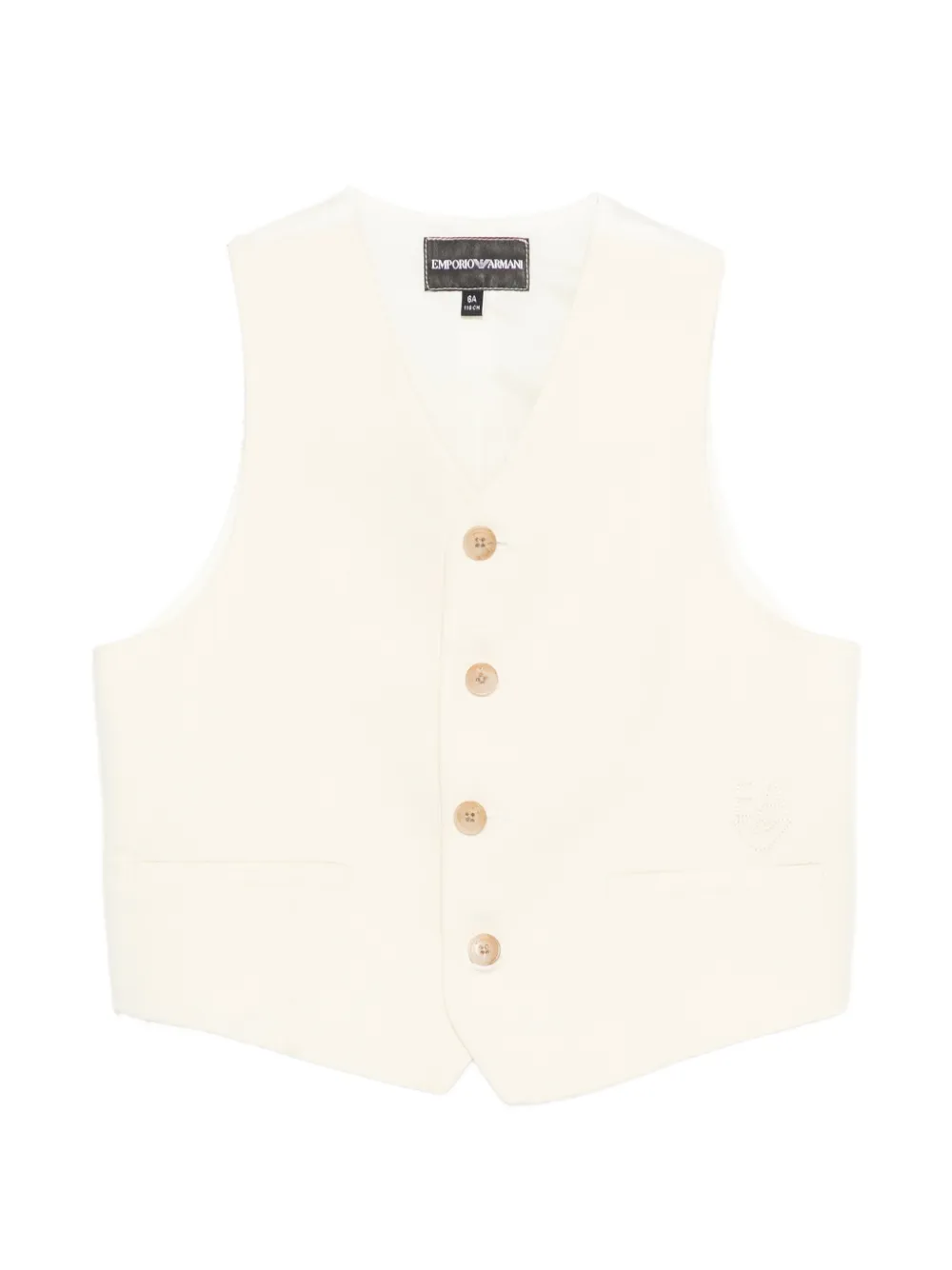 Emporio Armani Kids button-up waistcoat - Neutrals