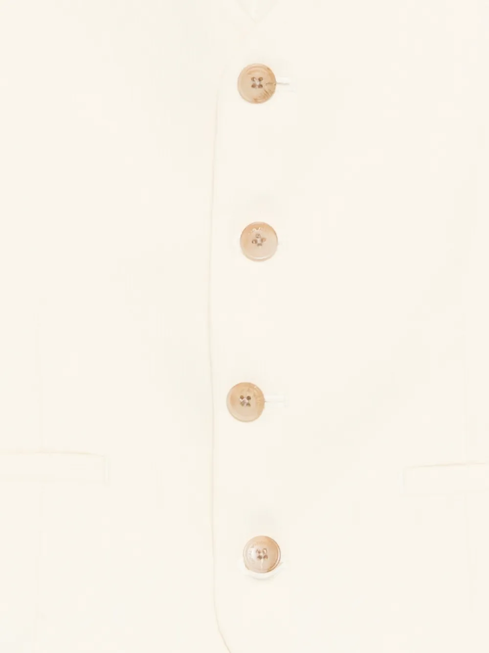 Emporio Armani Kids Gilet met knopen Beige