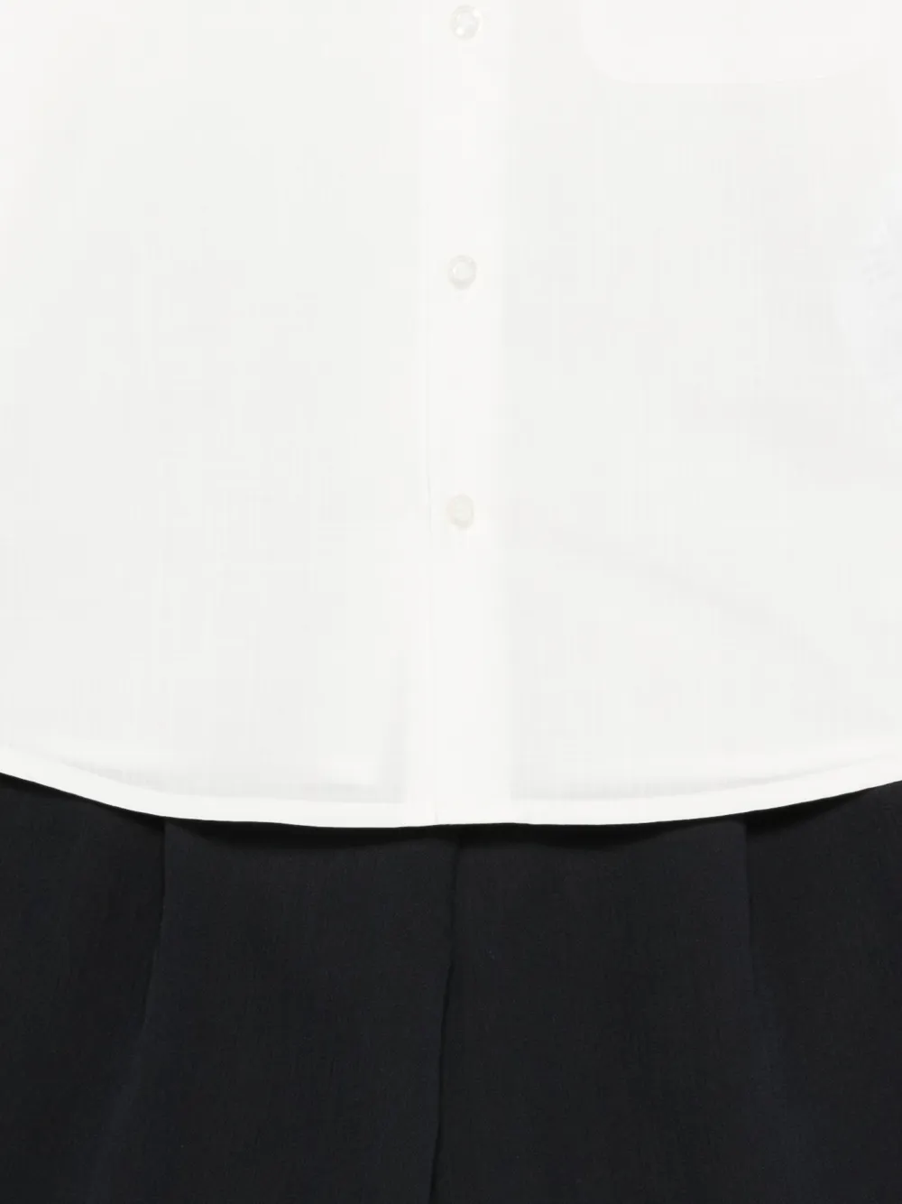 Emporio Armani Kids Shortsset met knoopsluiting Wit
