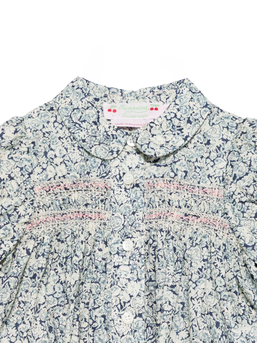 Bonpoint Laurencia shirt met bloemenprint Blauw