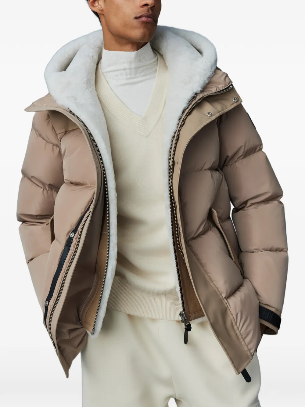 Mackage Riley gewatteerd jack Beige
