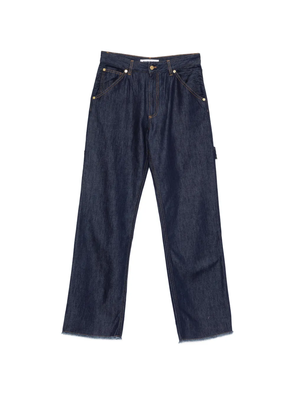 DARKPARK carpenter frayed-hem jeans - Blu