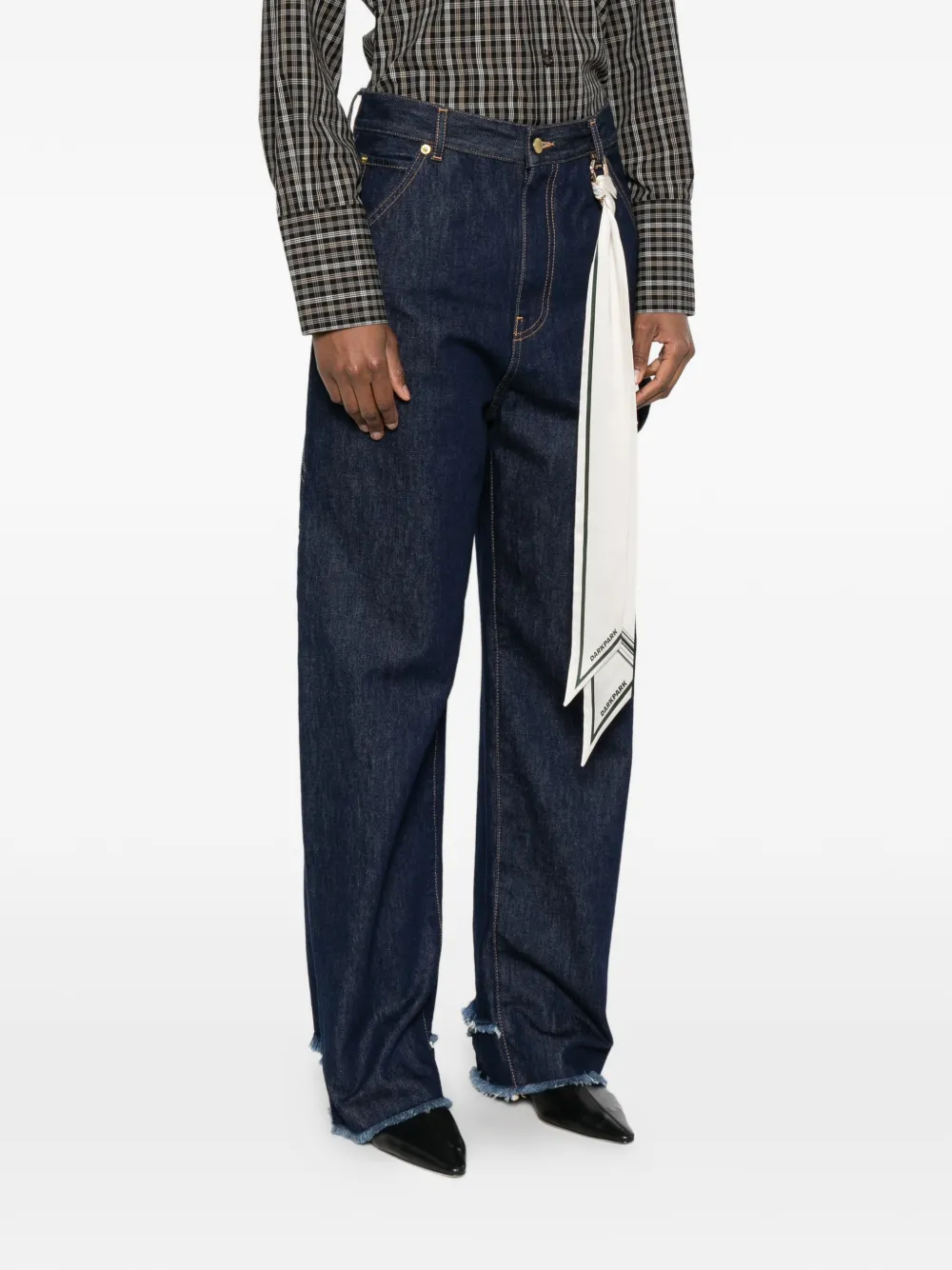 DARKPARK Lisa jeans met franje Blauw