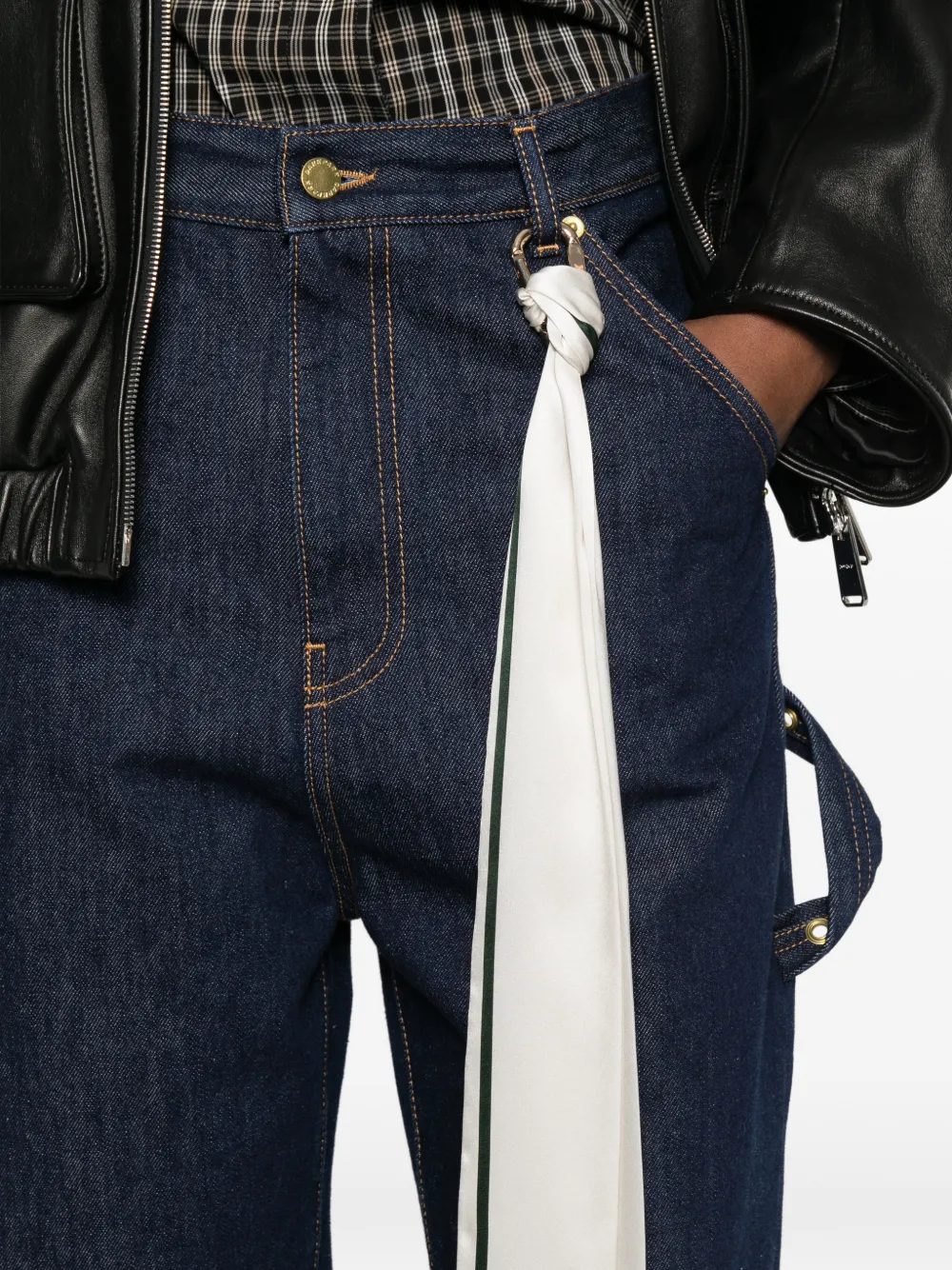 DARKPARK Lisa jeans met franje Blauw