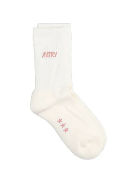 Autry ribbed logo socks