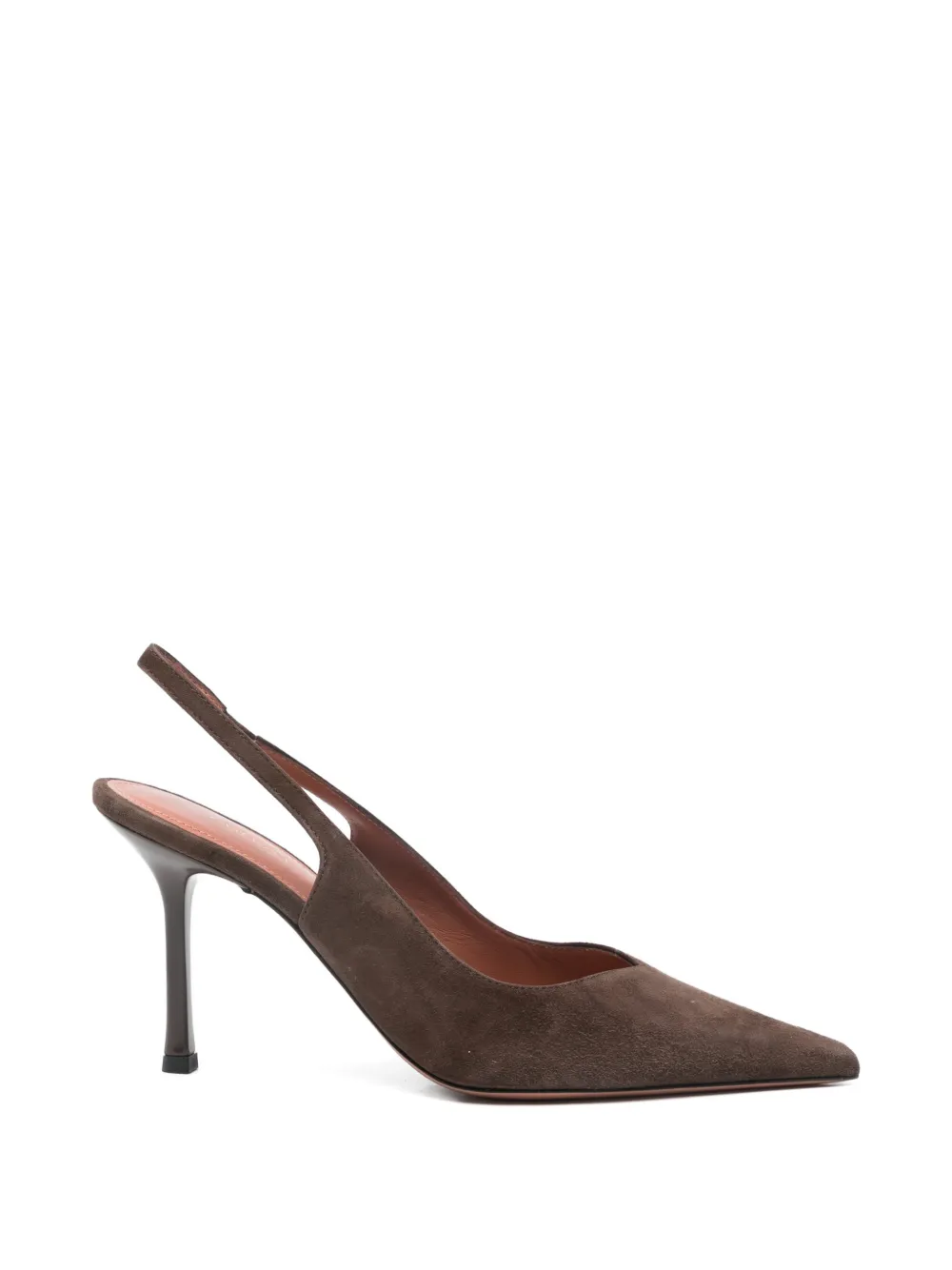Castagna Slingback pumps met puntige neus Bruin