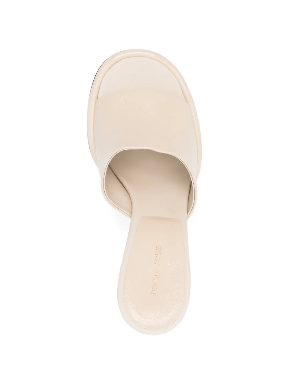 Sergio Rossi Leren sandalen Beige