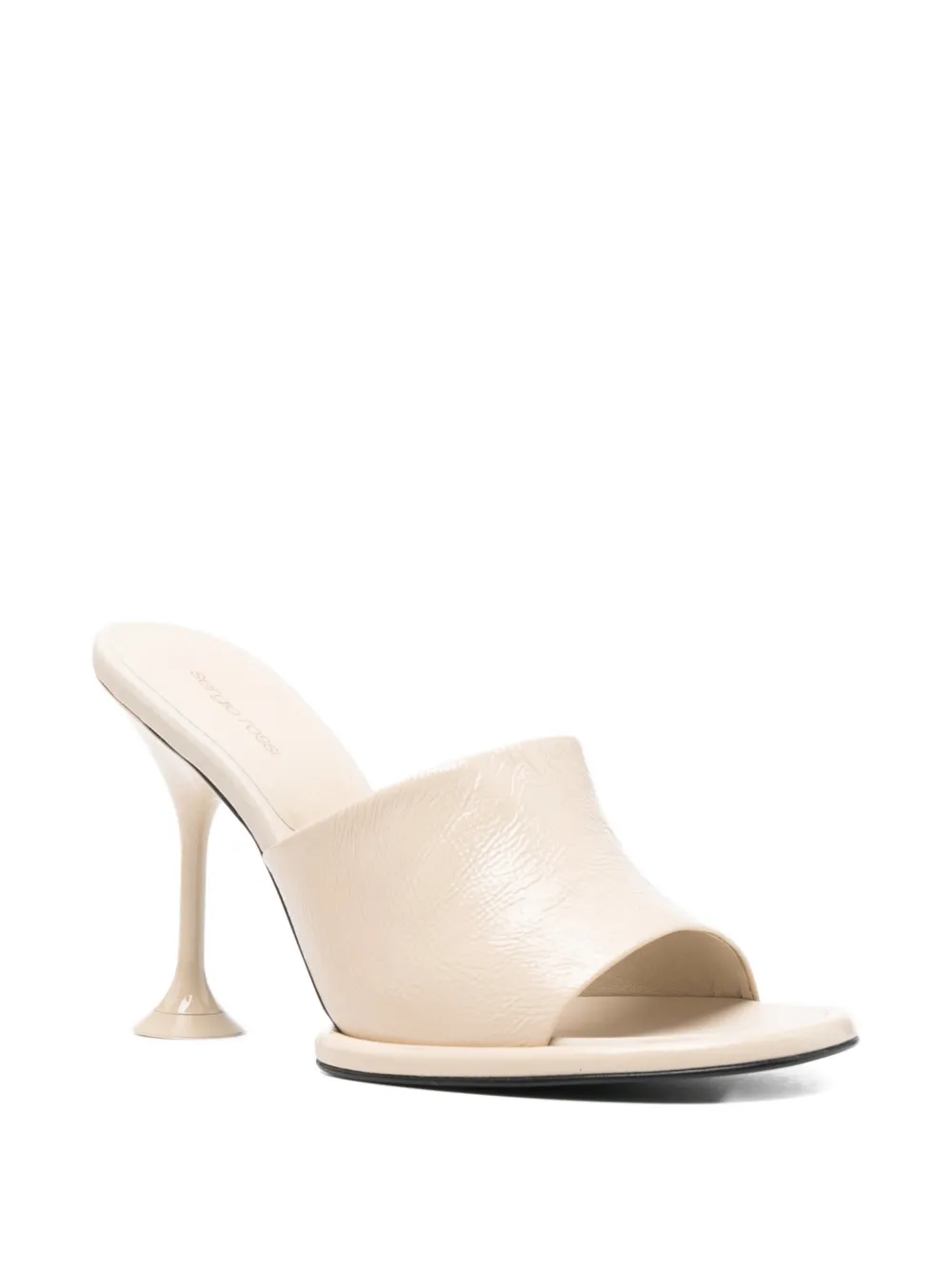 Sergio Rossi Leren sandalen Beige