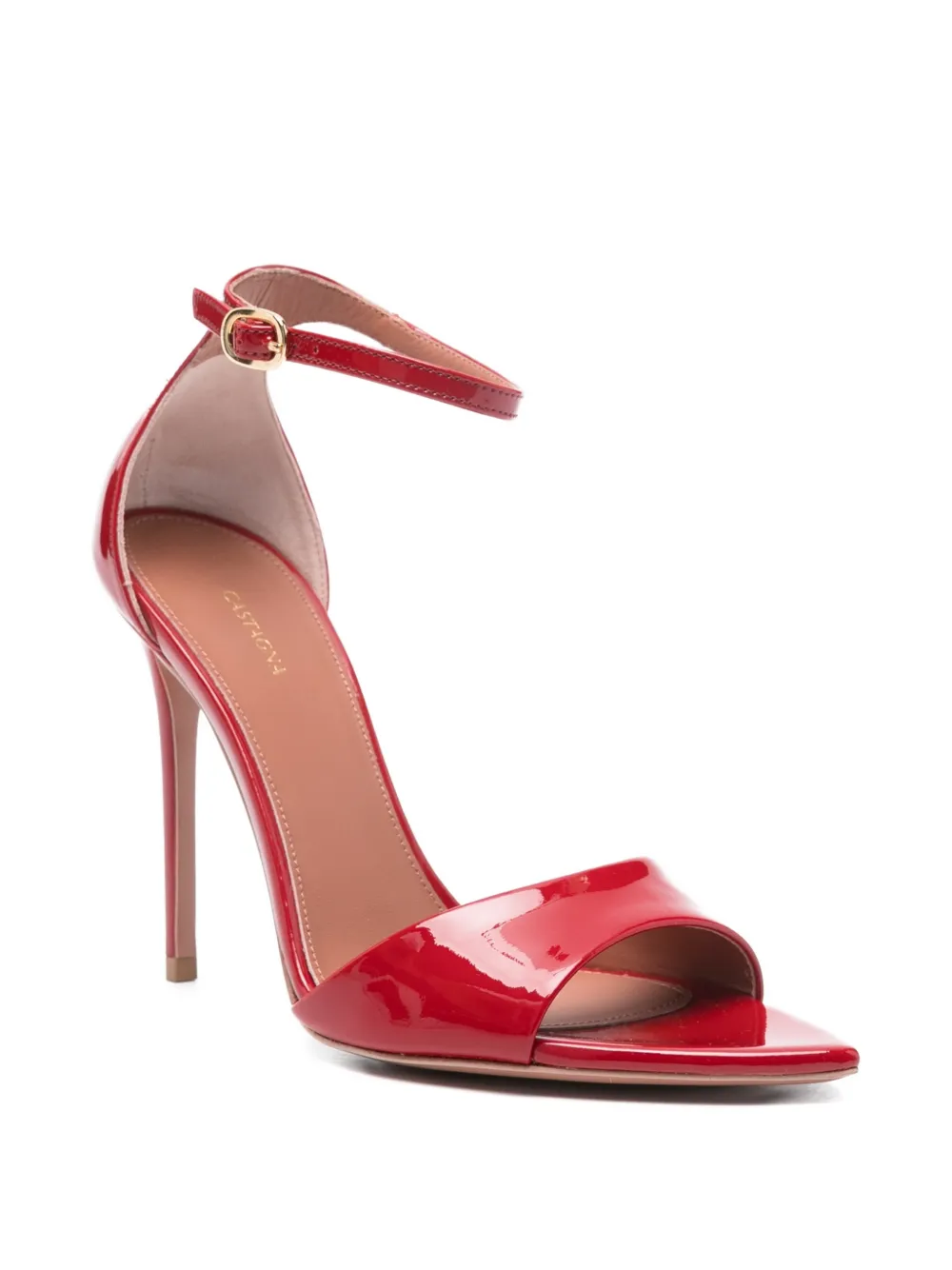 Castagna Aida sandalen met enkelbandje Rood