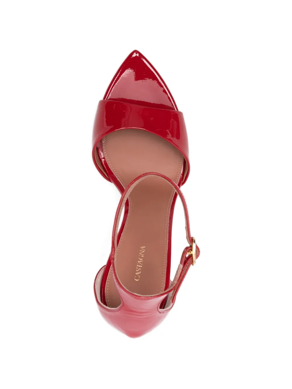 Castagna Aida sandalen met enkelbandje Rood