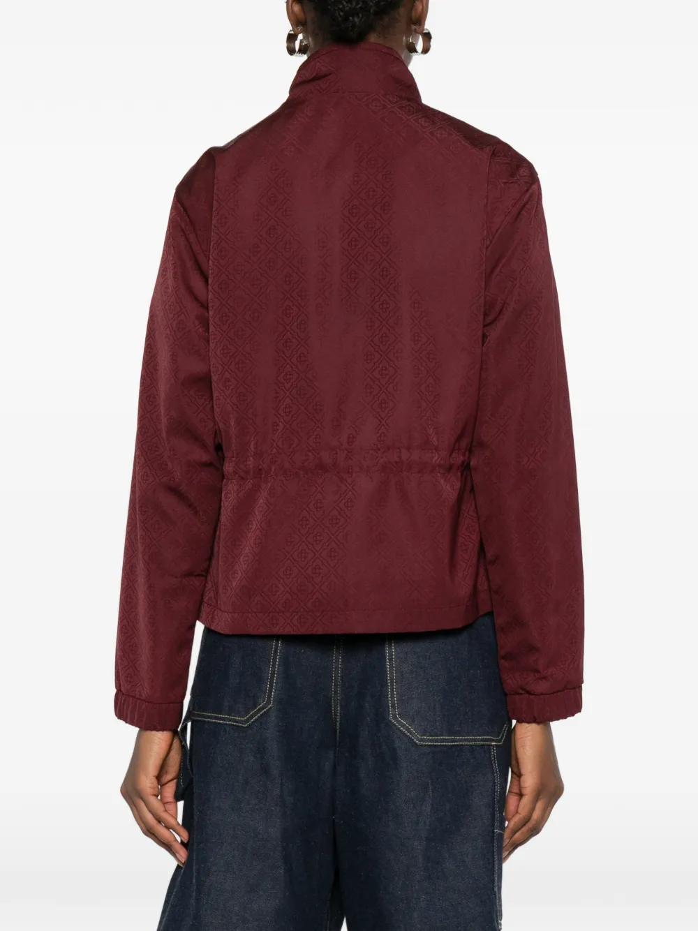 Casablanca Jack met monogram en rits Rood