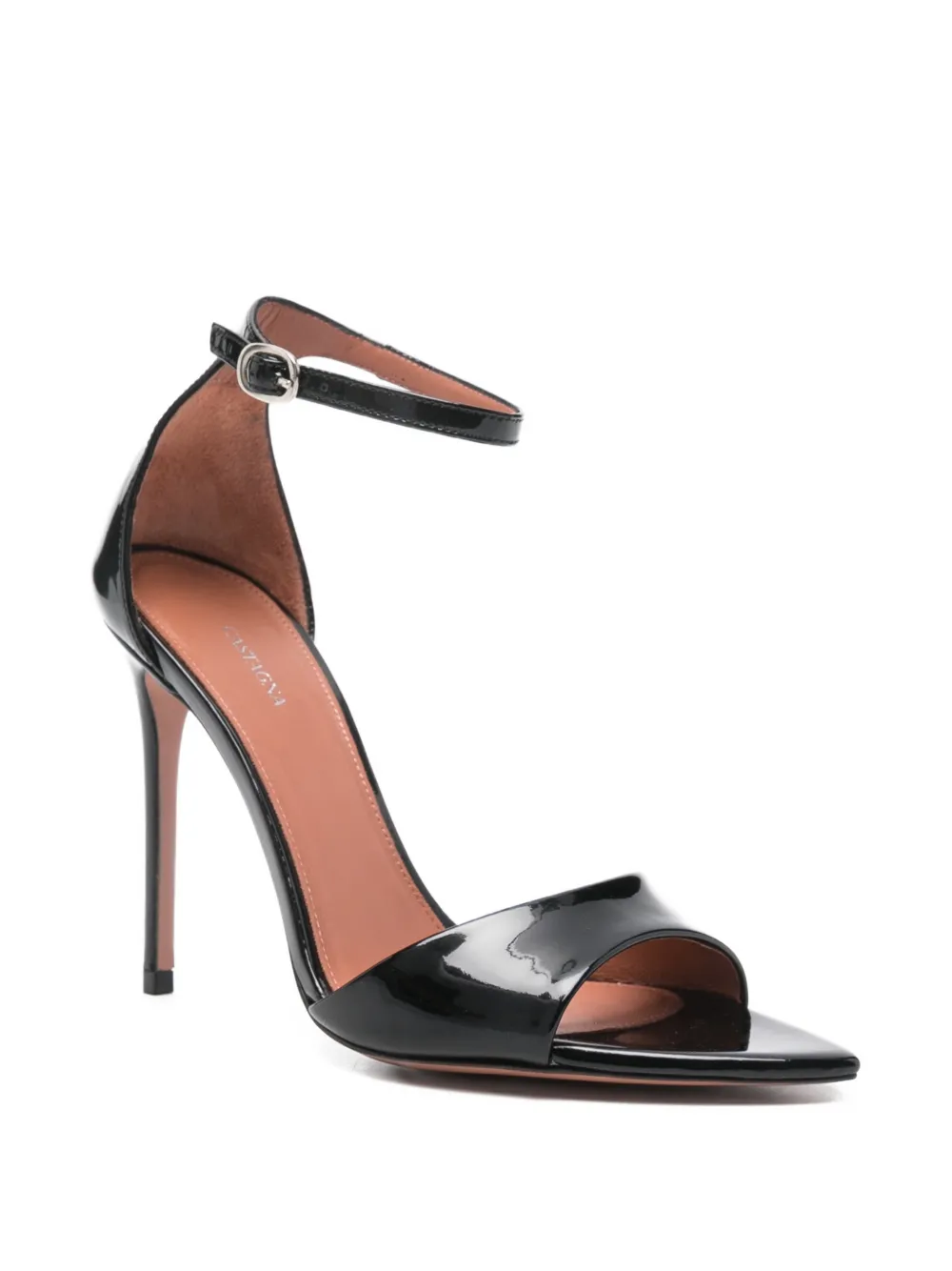 Castagna Aida sandalen met enkelbandje Zwart