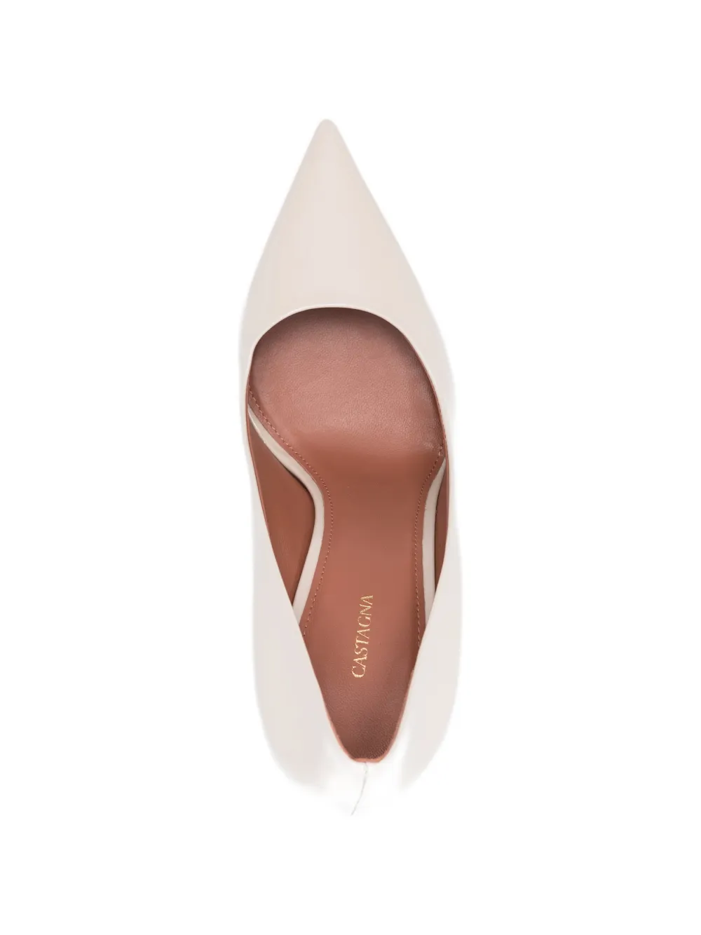 Castagna Hope New pumps met puntige neus Beige