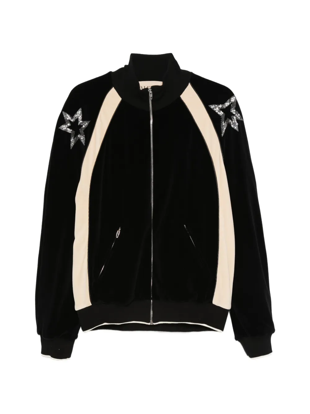 Valentino Garavani Bomber con applicazione - Nero