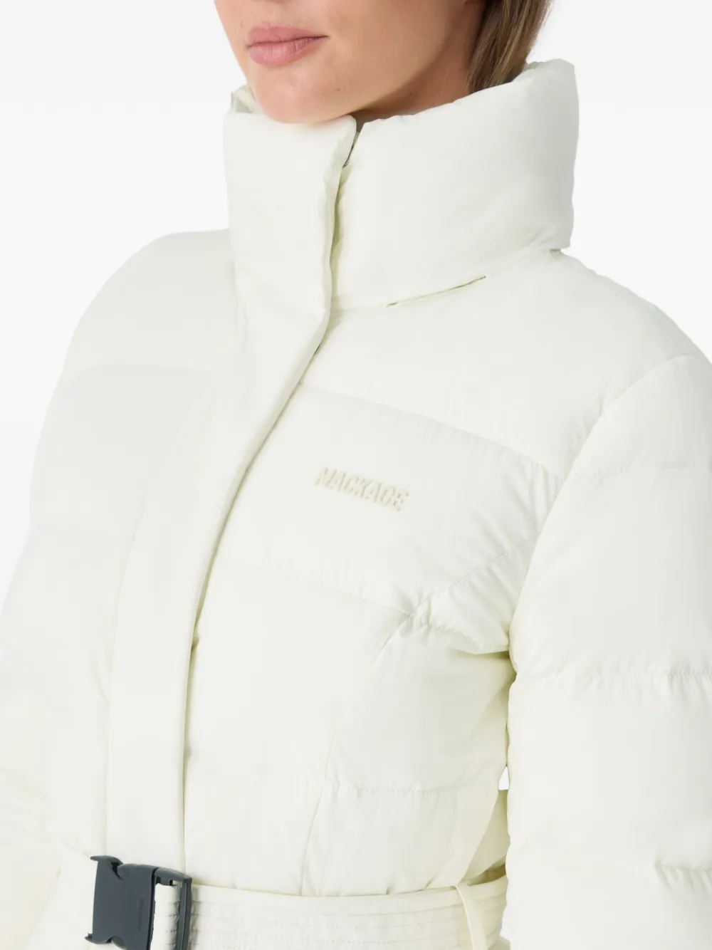 Mackage Mantel met ceintuur Beige