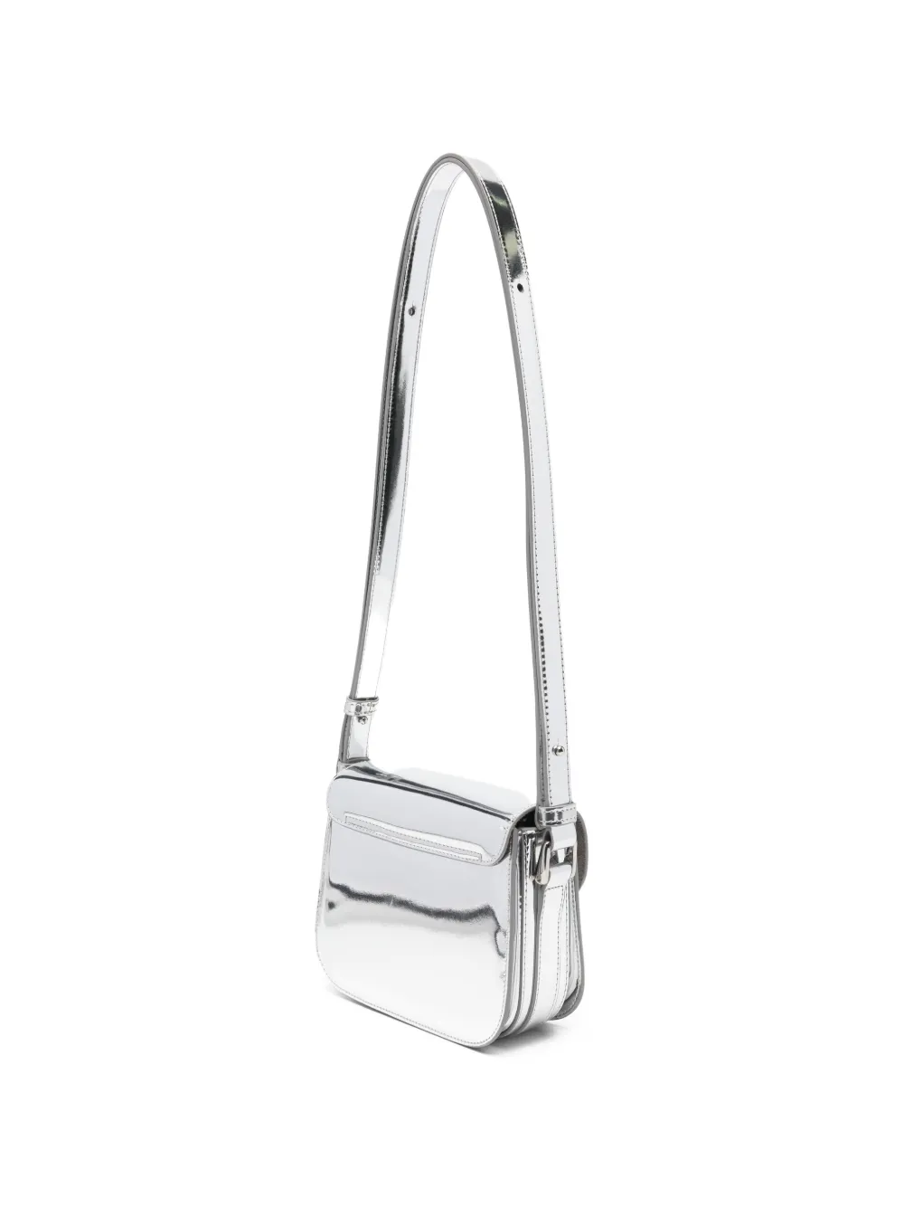  A.p.c. Turnlock Shoulder Bag - Silver 