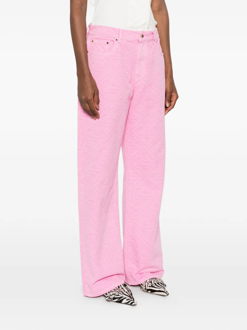 Casablanca Straight jeans Roze
