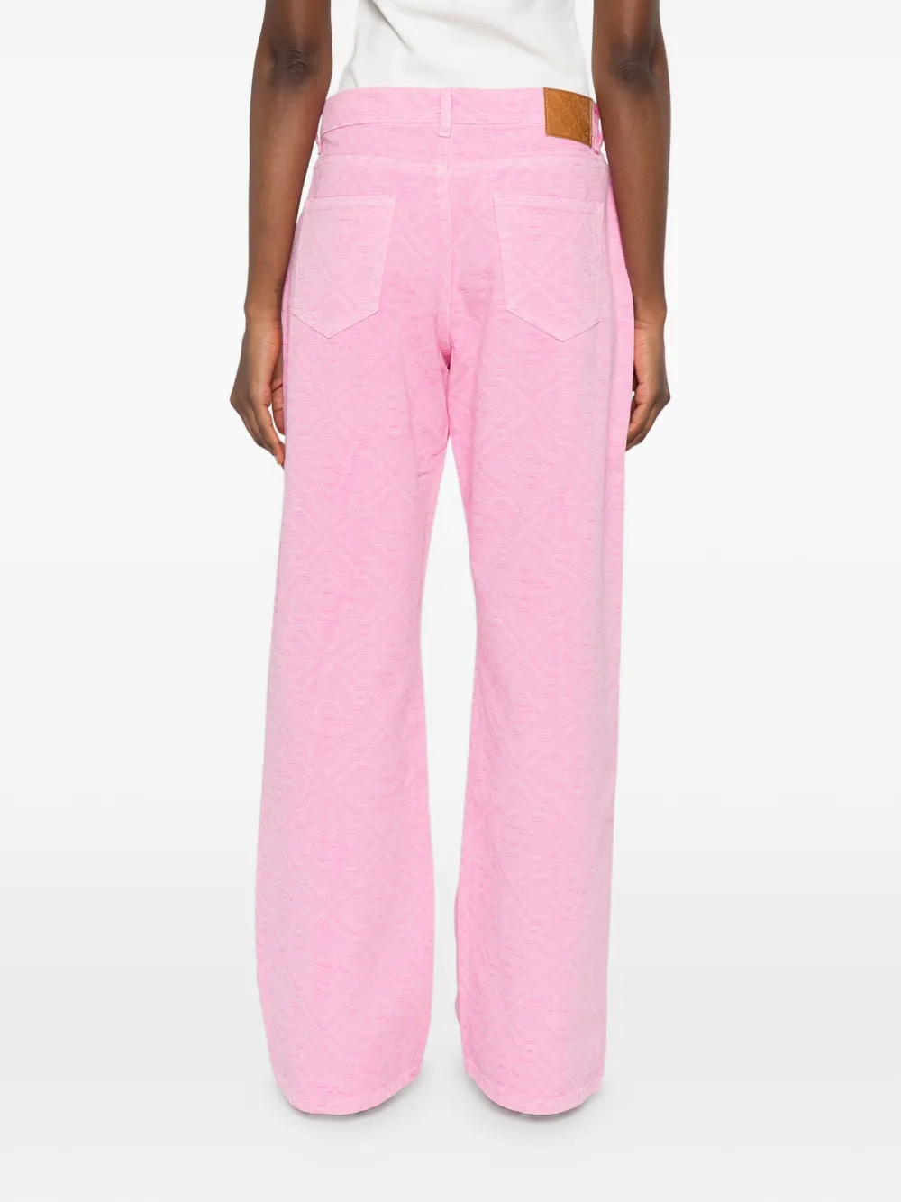 Casablanca Straight jeans Roze