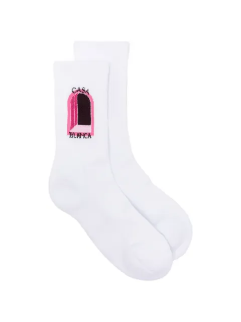 Casablanca graphic-print socks