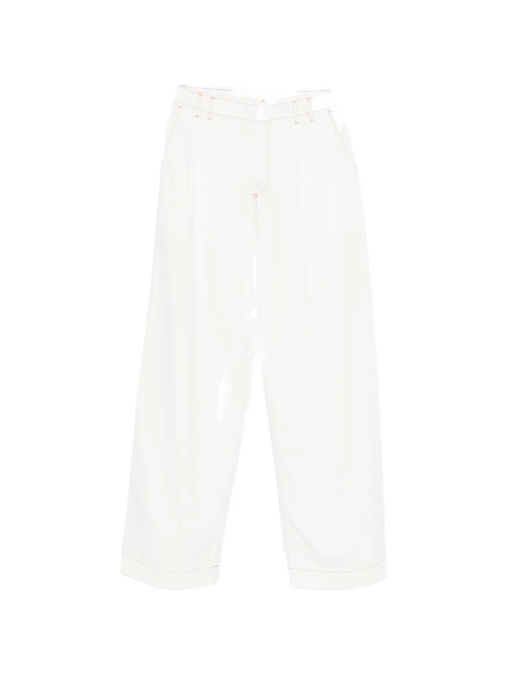 DARKPARK contrast-stitch trousers - Bianco