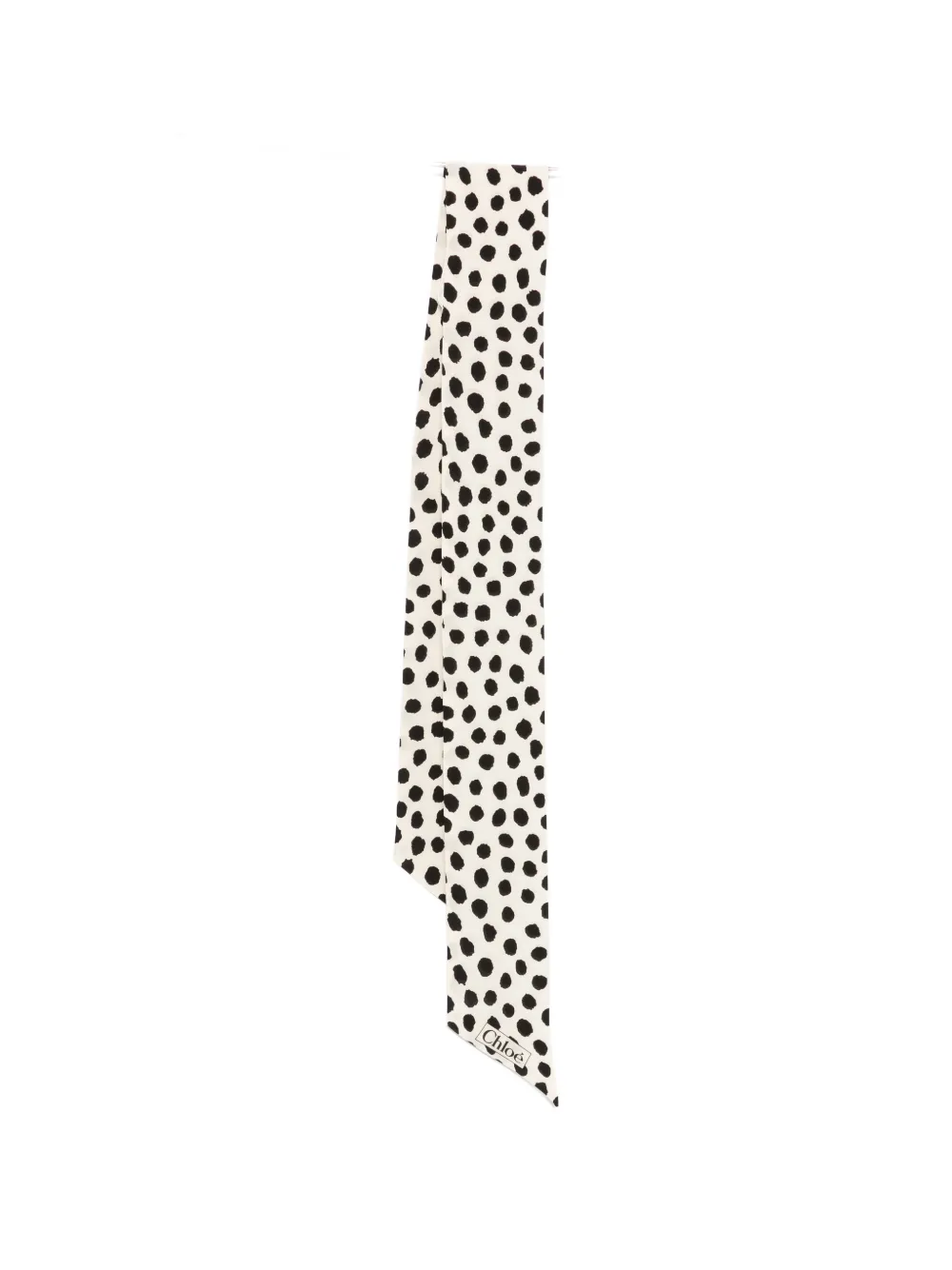 Chloé polka-dot scarf - Toni neutri