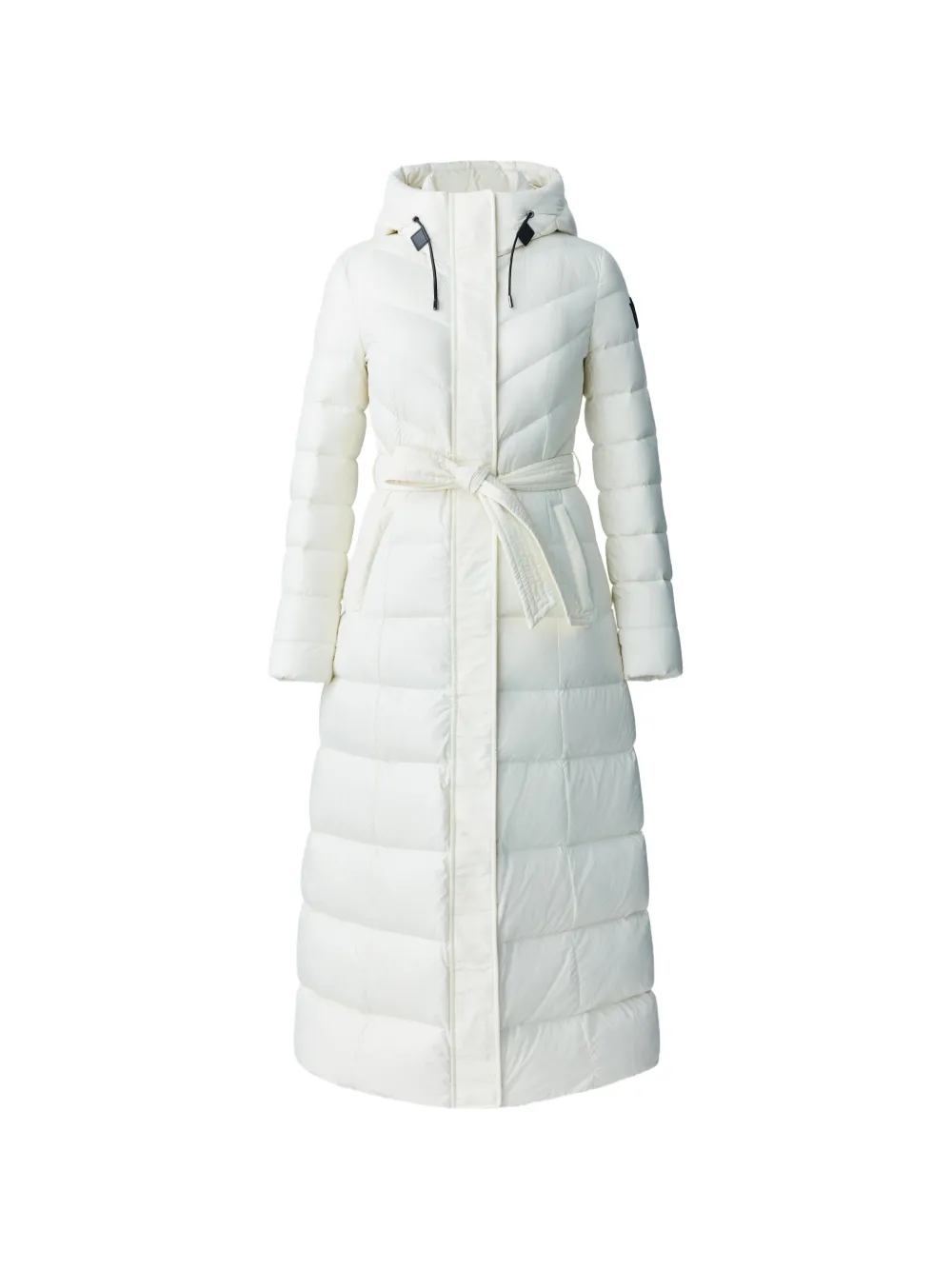 Mackage CANILA-R hooded belted jacket - Nude