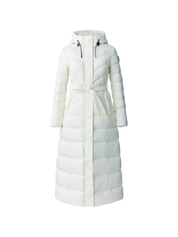 Mackage CANILA-R Hooded Belted Jacket in Neutrals