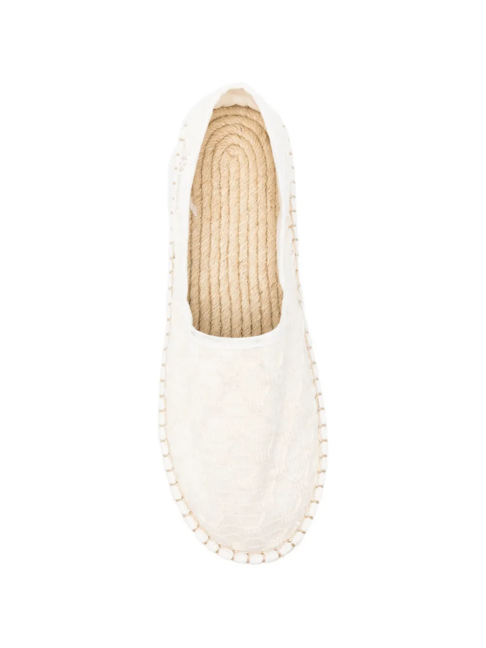 Superga 3009 gehaakte espadrilles Wit