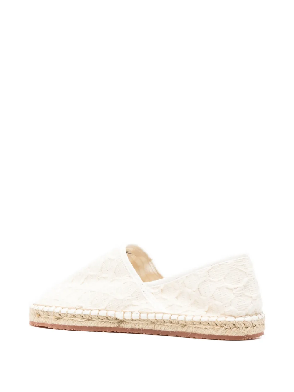 Superga 3009 gehaakte espadrilles Wit