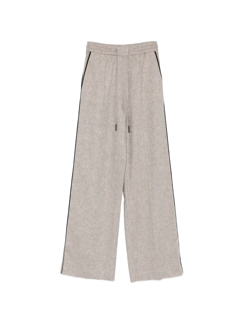 Iceberg drawstring piped trousers - Grigio
