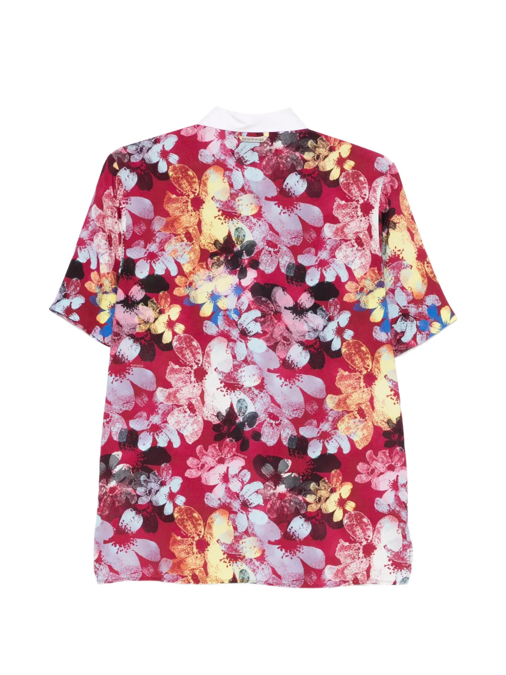  Iceberg Flora-print Collared Shirt 